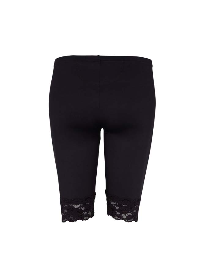 Isa biker shorts w.lace black